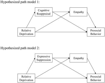 Cognitive reappraisal and empathy chain-mediate the association between relative deprivation and prosocial behavior in adolescents